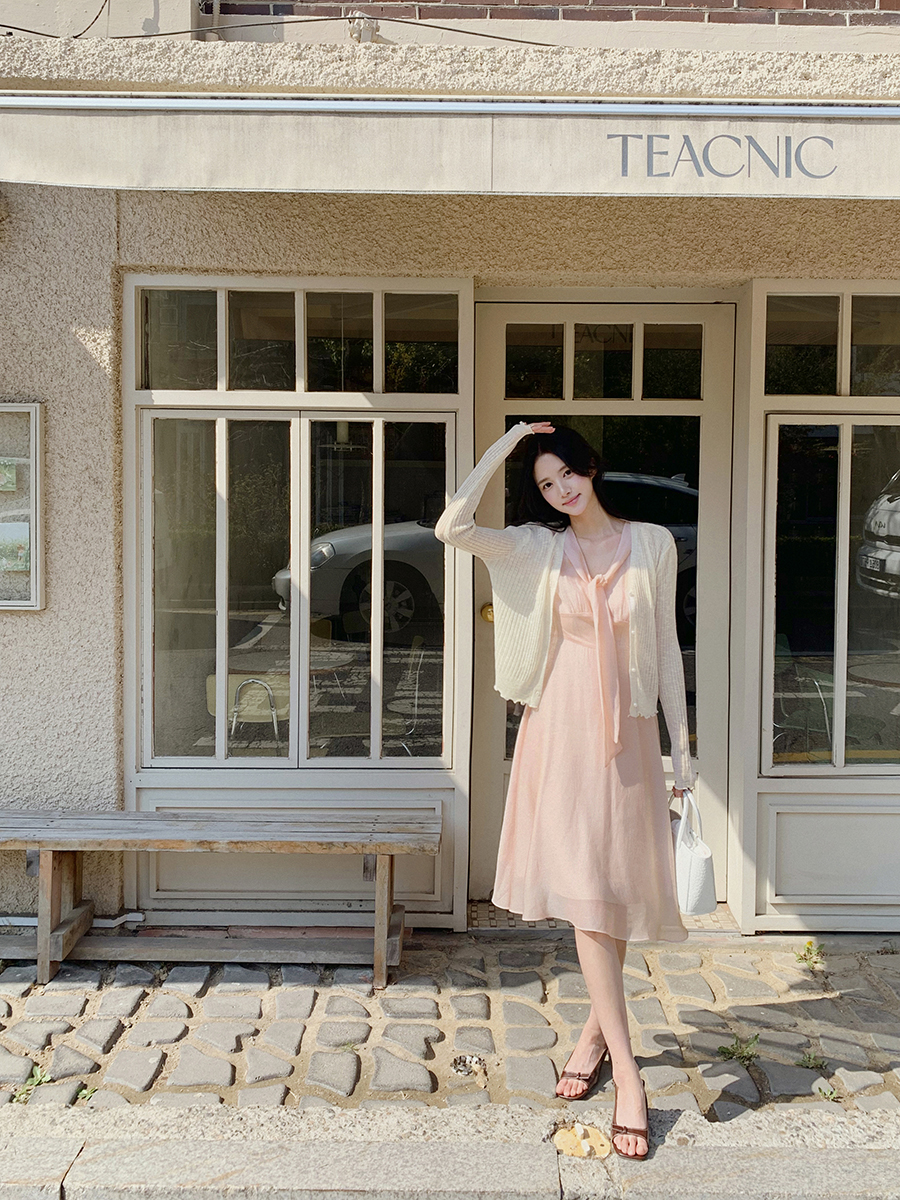 pearl button knit cardigan 상세 이미지 12
