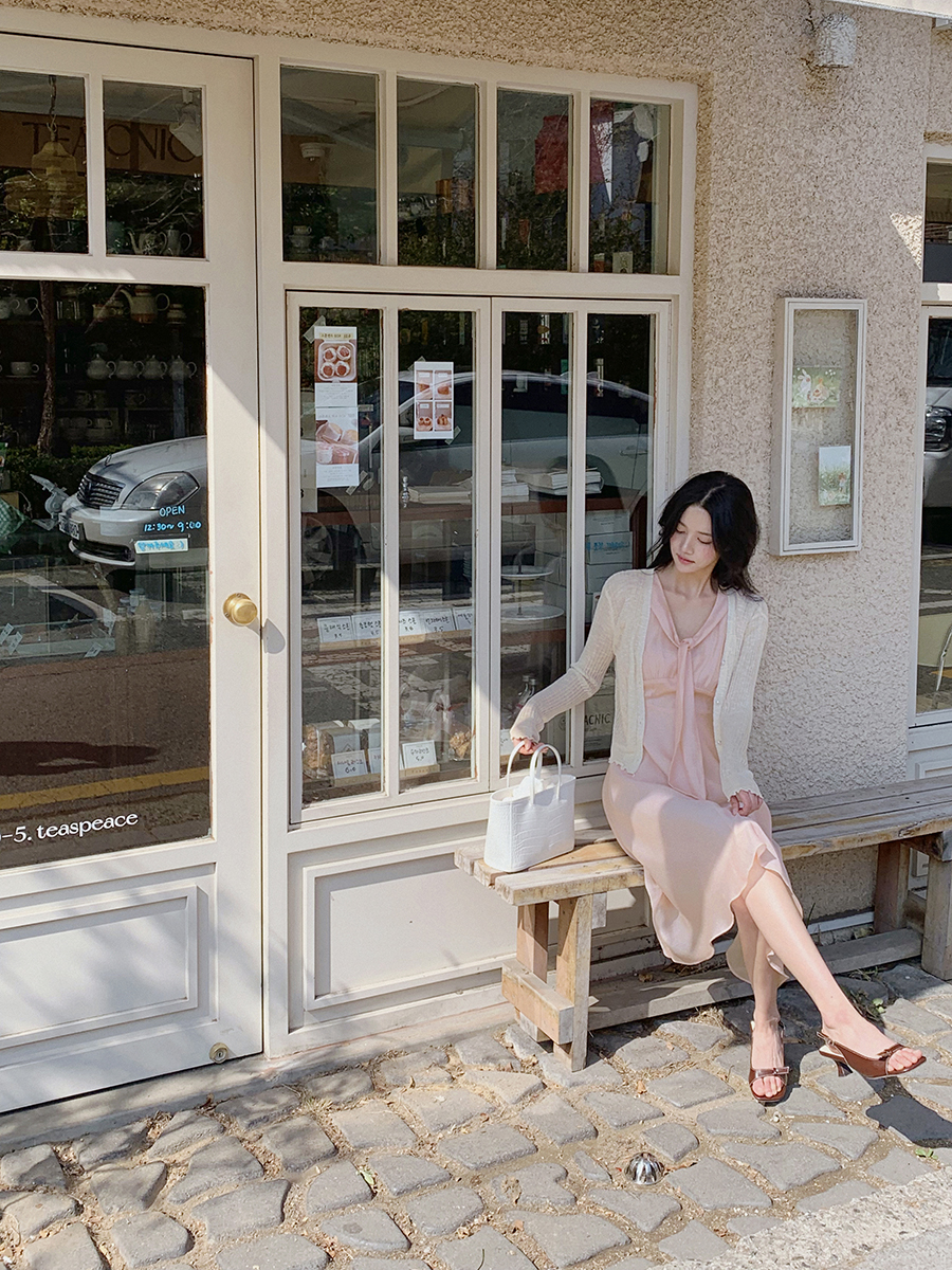 pearl button knit cardigan 상세 이미지 7