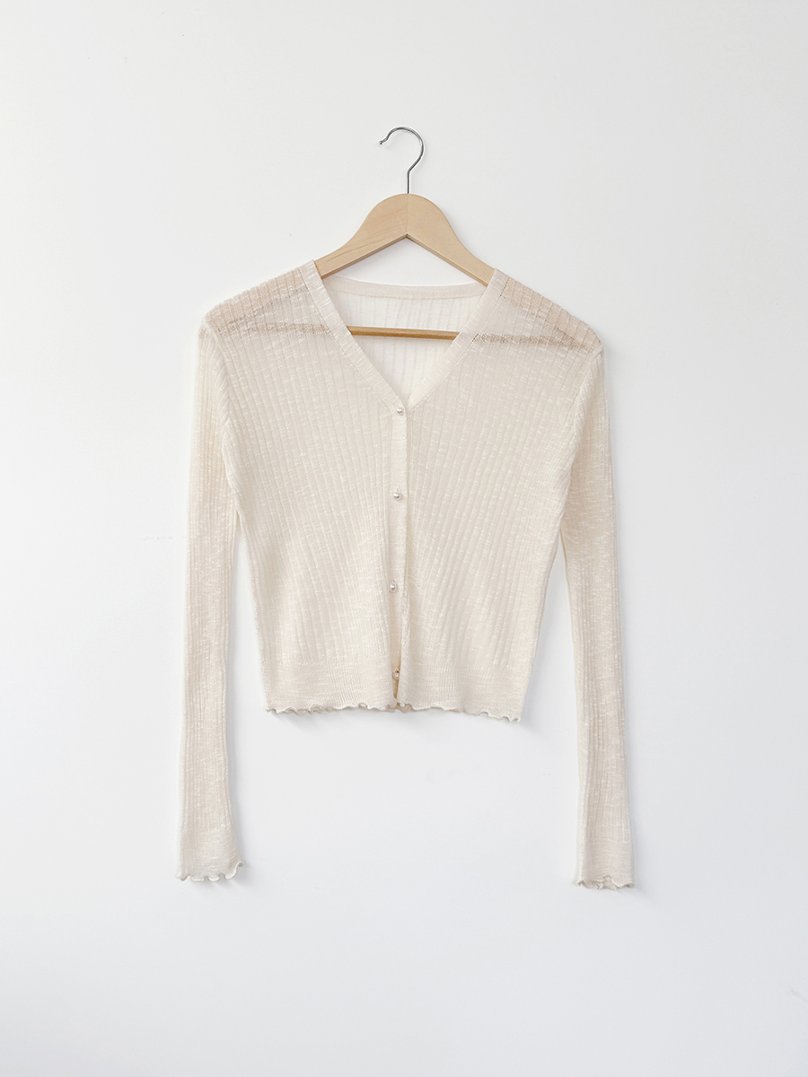 pearl button knit cardigan 상세 이미지 35