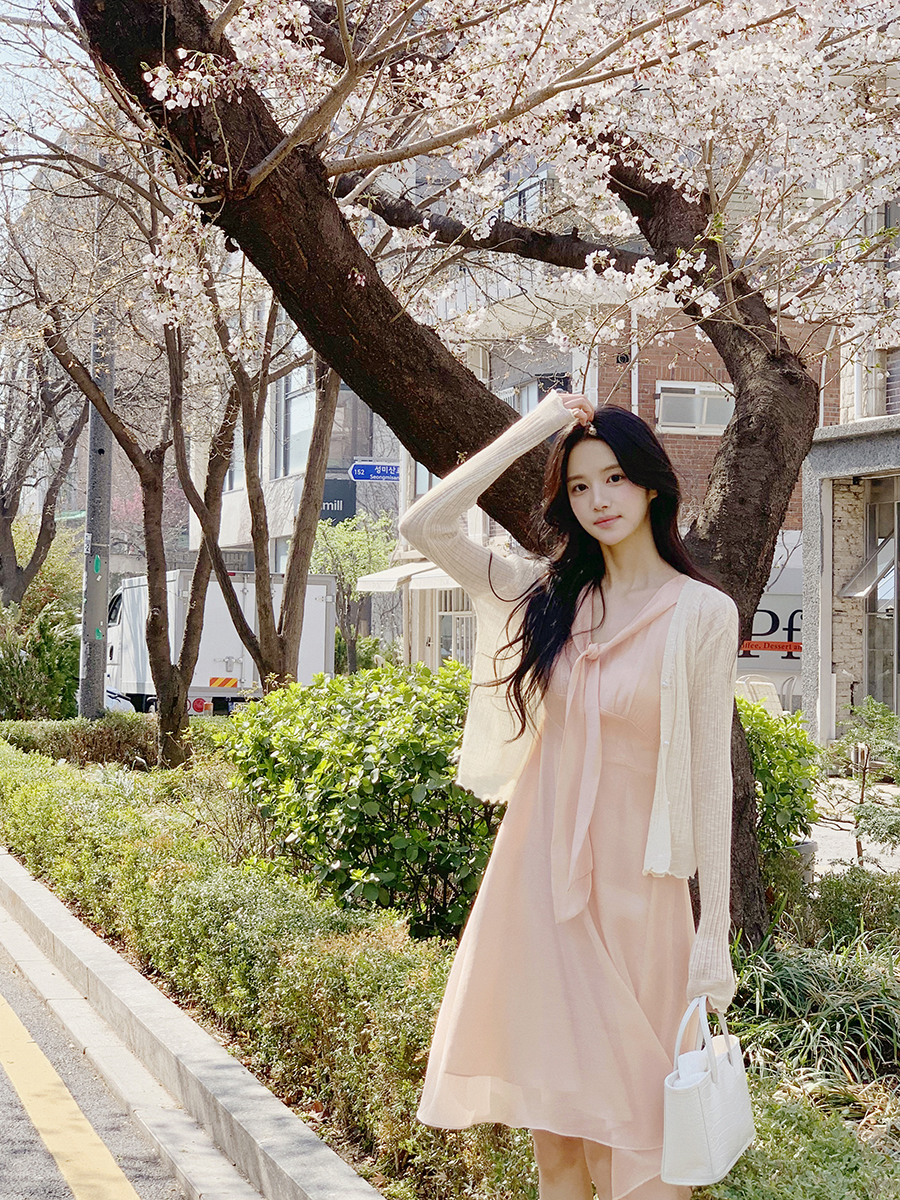 pearl button knit cardigan 상세 이미지 3