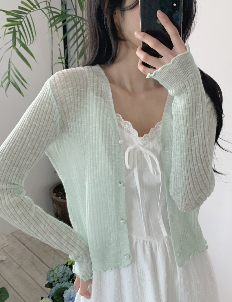 pearl button knit cardigan 상세 이미지 25