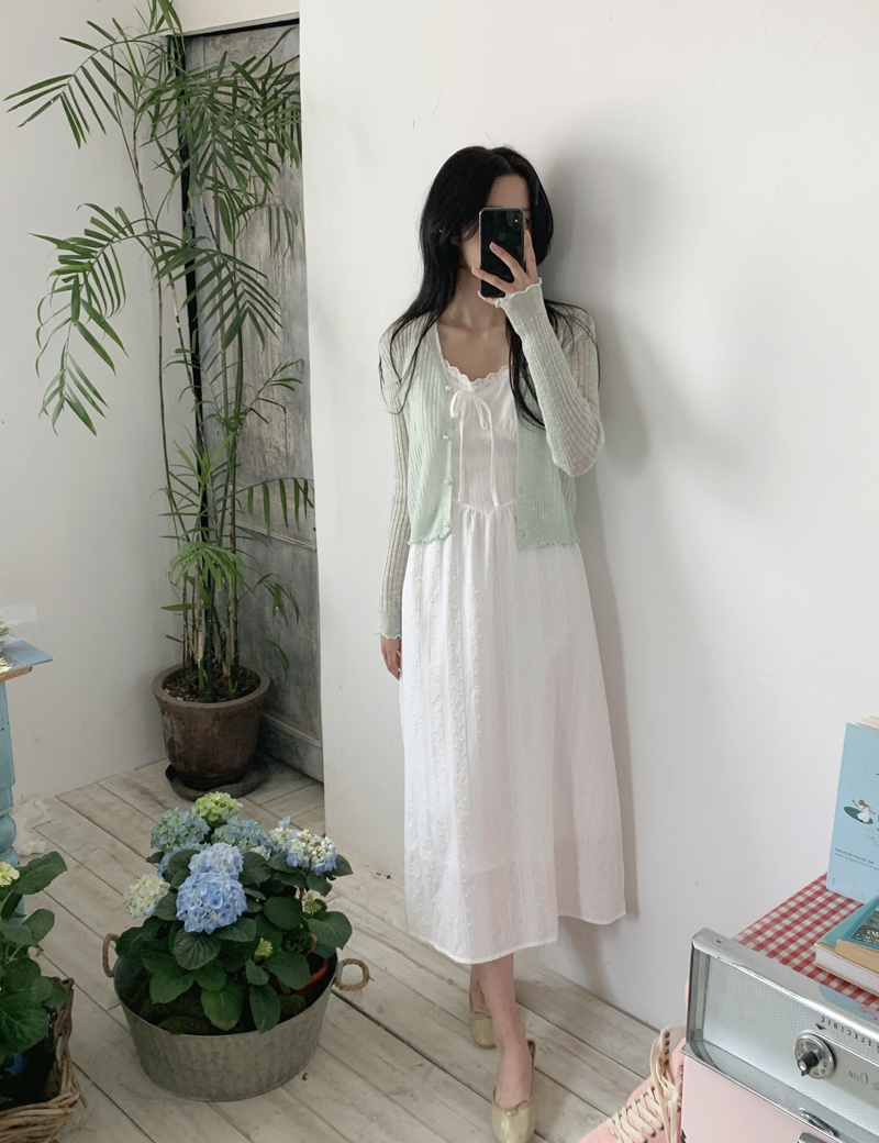 pearl button knit cardigan 상세 이미지 26