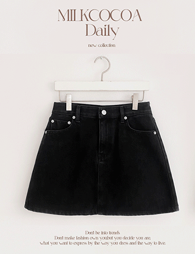 city black mini skirt