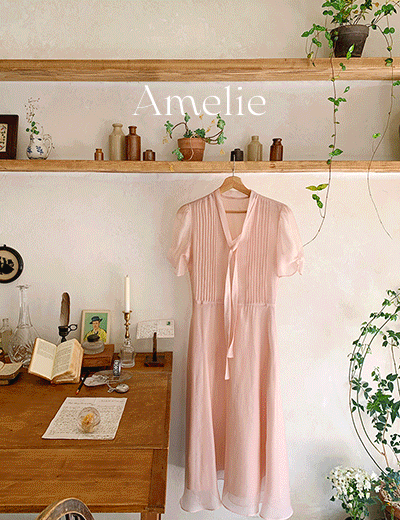 Amelie dress line.Raffine pink dress